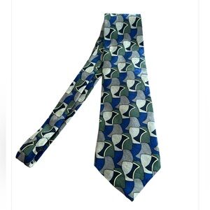 Ziggurat By Mulberry Silk Tie